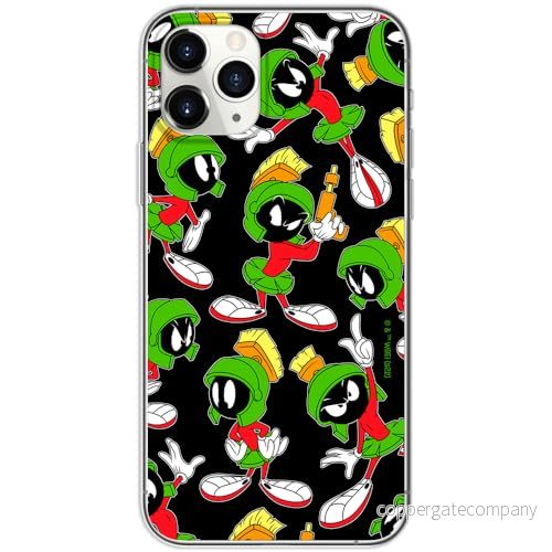 ERT GROUP mobiltelefonfodral för Iphone 11 PRO originalt och officiellt licensierat Looney Tunes mönster Marvin 004 optimalt anpassad till formen på mobiltelefonen, fodral tillverkad av TPU plast 5905511632670