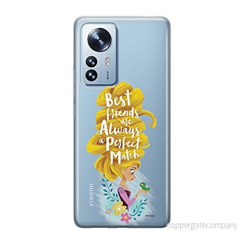 ERT GROUP mobiltelefonfodral för Xiaomi 12 PRO originalt och officiellt licensierat Disney mönster Rapunzel & Pascal 002 optimalt anpassad till formen på mobiltelefonen, gedeeltelijk transparant 5905511514945
