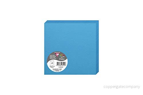 Clairefontaine förpackning (med 25 vikta kort pollen, 135 x mm, 210 g) 13.50 0 türkis 3329680282207