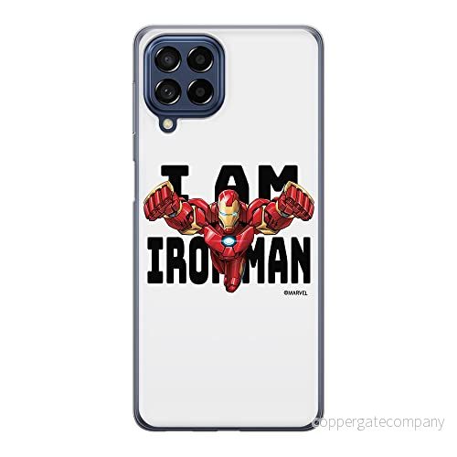 ERT GROUP mobiltelefonfodral för Samsung M33 5G originalt och officiellt licensierat Marvel mönster Iron Man 028 optimalt anpassad till formen på mobiltelefonen, fodral tillverkad av TPU plast 5905511351939