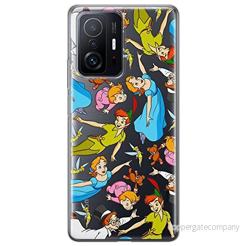 ERT GROUP mobiltelefonfodral för Xiaomi 11T 5G / PRO originalt och officiellt licensierat Disney mönster Peter Pan 002 optimalt anpassad till formen på mobiltelefonen, gedeeltelijk transparant 5905131790453