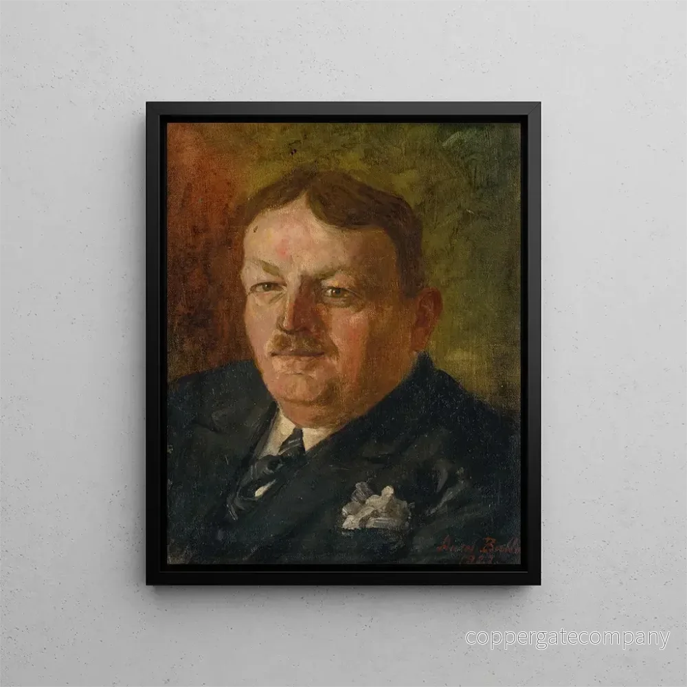 Målning Portrait de Pavol Gall - Aurel Ballo