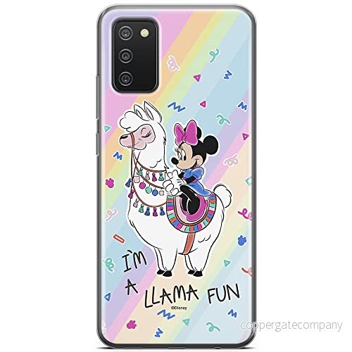 ERT GROUP mobiltelefonfodral för Samsung A02S originalt och officiellt licensierat Disney mönster Minnie 049 optimalt anpassad till formen på mobiltelefonen, fodral tillverkad av TPU plast 5903040234198