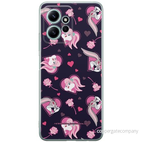ERT GROUP mobiltelefonfodral för Xiaomi REDMI NOTE 12 4G originalt och officiellt licensierat Looney Tunes mönster Lola & Bugs 003, fodral tillverkad av TPU plast 5905795134877