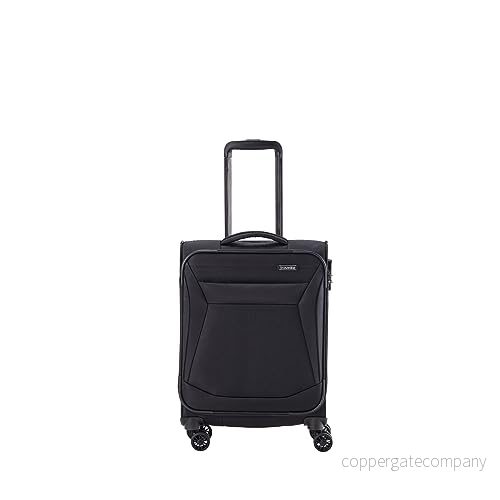 travelite 4 hjul mjukt skal resväska storlekar L/M/S, Chios serien, svart, 55 cm, Väska 4027002083851