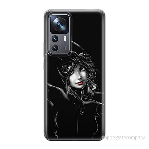 ERT GROUP mobiltelefonfodral för Xiaomi 12T/12T pro/K50 Ultra originalt och officiellt licensierat DC mönster Catwoman 002 anpassad till formen på mobiltelefonen, fodral tillverkad av TPU plast 5905511572846