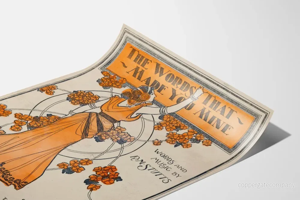 Vintageposter 'The Words That Made You Mine' av R.M. Stutts - Bild 3