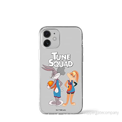 ERT GROUP mobiltelefonfodral för Iphone 12 Mini originalt och officiellt licensierat Looney Tunes mönster Space Jam 022 optimalt anpassad till formen på mobiltelefonen, gedeeltelijk transparant 5905511061524