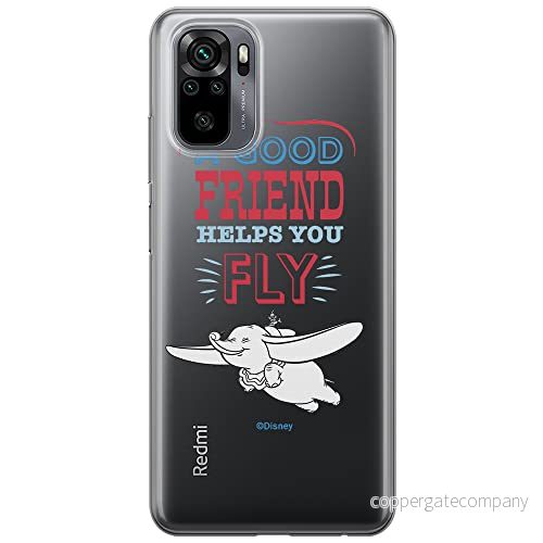 ERT GROUP mobiltelefonfodral för Xiaomi REDMI NOTE 10/ 10S originalt och officiellt licensierat Disney mönster Dumbo 004 optimalt anpassad till formen på mobiltelefonen, gedeeltelijk transparant 5903537180823