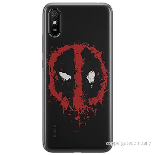 ERT GROUP mobiltelefonfodral för Xiaomi REDMI 9A originalt och officiellt licensierat Marvel mönster Deadpool 013 optimalt anpassad till formen på mobiltelefonen, fodral tillverkad av TPU plast 5903040308394