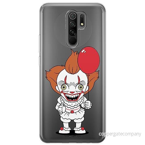 ERT GROUP mobiltelefonfodral för Xiaomi REDMI 9 originalt och officiellt licensierat Horror mönster It 006 optimalt anpassad till formen på mobiltelefonen, gedeeltelijk transparant 5905131957955