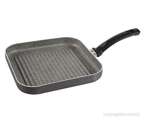 Ballarini Grillpfanne Lucca, Antihaftbeschichtet, Grau, 27 cm 8003150486825