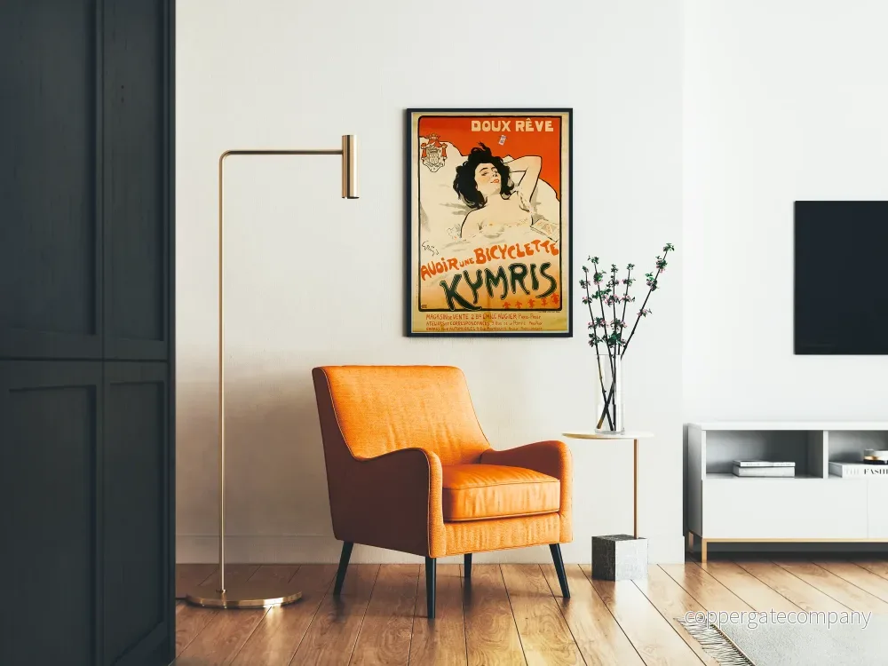 Vintageposter Djupt Dröm Att Ha En Kymris Cykel för Väggdekoration - Bild 2