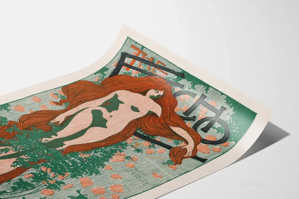 Vintage dekorativ poster The Echo Chicago 1895 av Artem Legrand - Bild 3