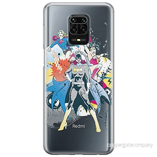 ERT GROUP mobiltelefonfodral för Xiaomi REDMI NOTE 9 PRO/ 9S originalt och officiellt licensierat DC mönster Super Girls 001 optimalt anpassad till formen på mobiltelefonen, gedeeltelijk transparant 5903040322802
