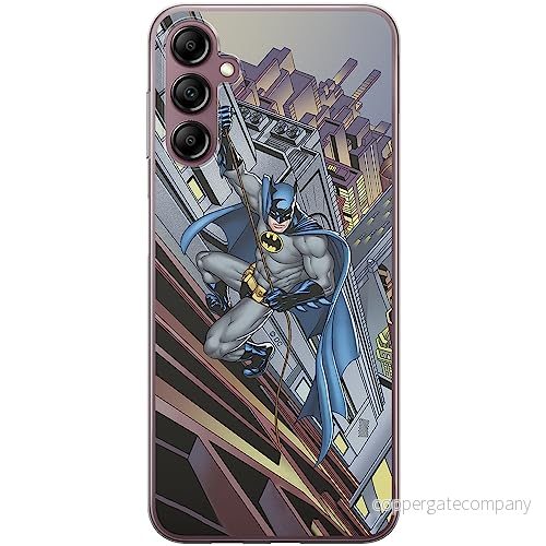 ERT GROUP mobiltelefonfodral för Samsung A14 4G/5G originalt och officiellt licensierat DC mönster Batman 006 optimalt anpassad till formen på mobiltelefonen, fodral tillverkad av TPU plast 5905511835477