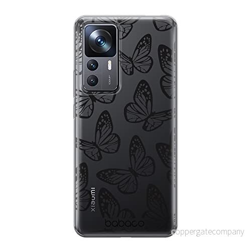 ERT GROUP mobiltelefonfodral för Xiaomi 12T/12T pro/K50 Ultra originalt och officiellt licensierat Babaco mönster Butterflies 002 anpassad till formen på mobiltelefonen, fodral tillverkad av TPU plast 5905511583590