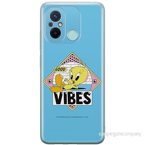 ERT GROUP mobiltelefonfodral för Xiaomi REDMI 12C/ 11A originalt och officiellt licensierat Looney Tunes mönster Tweety 013, fodral tillverkad av TPU plast 5905795094973