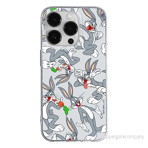 ERT GROUP mobiltelefonfodral för Iphone 14 PRO originalt och officiellt licensierat Looney Tunes mönster Bugs 013 optimalt anpassad till formen på mobiltelefonen, fodral tillverkad av TPU plast 5905511658984