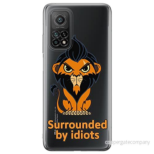 ERT GROUP mobiltelefonfodral för Xiaomi REDMI NOTE 9T originalt och officiellt licensierat Disney mönster Scar 001 optimalt anpassad till formen på mobiltelefonen, gedeeltelijk transparant 5905131440068