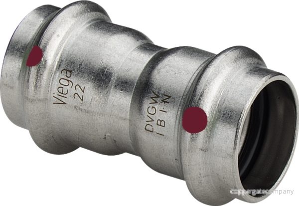 Viega Vpress Fz Muff 28 mm Stål Rördelar 4015211558017
