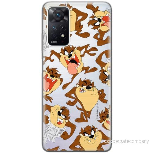 ERT GROUP mobiltelefonfodral för Xiaomi REDMI NOTE 11 PRO 5G/ 4G/ Plus 5G originalt och officiellt licensierat Looney Tunes mönster Tasmanian 005, gedeeltelijk transparant 5905511624583