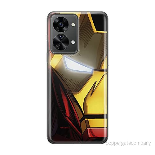 ERT GROUP mobiltelefonfodral för Oneplus NORD 2T 5G originalt och officiellt licensierat Marvel mönster Iron Man 021 optimalt anpassad till formen på mobiltelefonen, fodral tillverkad av TPU plast 5905511262877