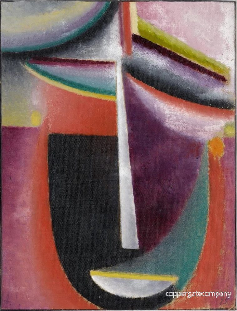Målning Tête abstraite Mysterium - Alexej von Jawlensky | Konsttryck - Bild 2