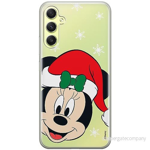 ERT GROUP mobiltelefonfodral för Samsung A34 5G originalt och officiellt licensierat Disney mönster Minnie 060 optimalt anpassad till formen på mobiltelefonen, gedeeltelijk transparant 5905511774400