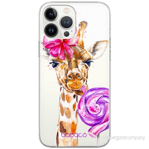 ERT GROUP mobiltelefonfodral för Samsung A13 4G originalt och officiellt licensierat Babaco mönster Giraffe 001 optimalt anpassad till formen på mobiltelefonen, gedeeltelijk transparant 5904805549724