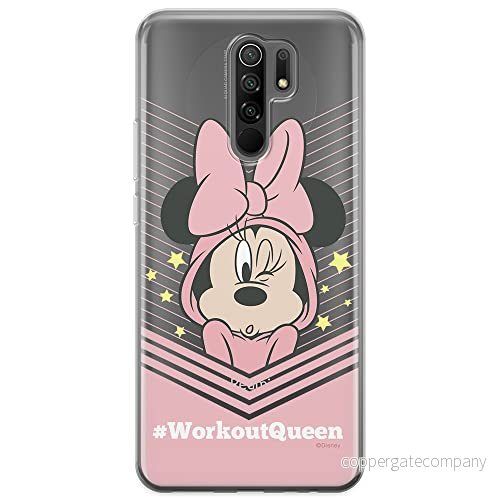 ERT GROUP mobiltelefonfodral för Xiaomi REDMI 9 originalt och officiellt licensierat Disney mönster Minnie 053 optimalt anpassad till formen på mobiltelefonen, gedeeltelijk transparant 5903932036930