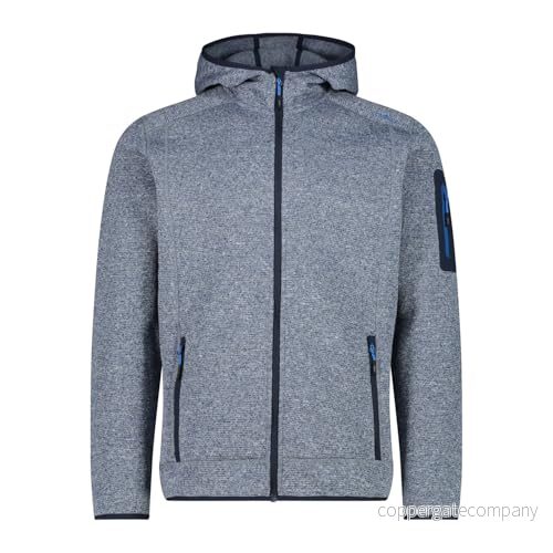 CMP Man Jacket Fix Hood, Blue Ink B. Blå safir, 58 8058949886539
