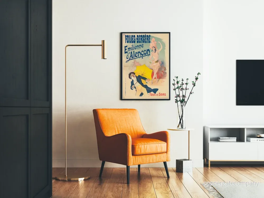 Vintageposter Folies Bergère Emilienne d'Alençon Varje kväll - Bild 2