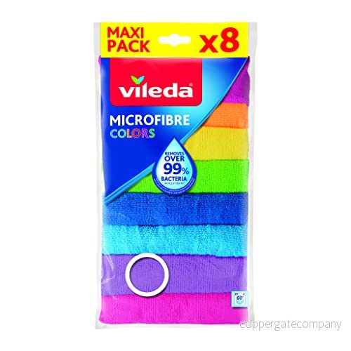 Vileda 4023103185975, Polyamid, Polyester, Multifärg, Hand/machine washing, 8 styck 4023103185975