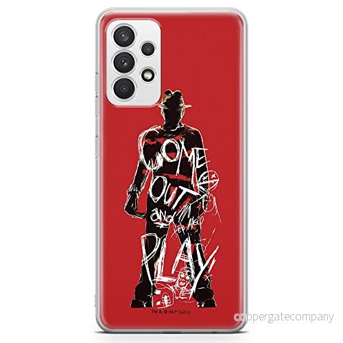 ERT GROUP mobiltelefonfodral för Samsung A32 4G LTE originalt och officiellt licensierat Horror mönster Nightmare of Elm Street 006, fodral tillverkad av TPU plast 5905511084257