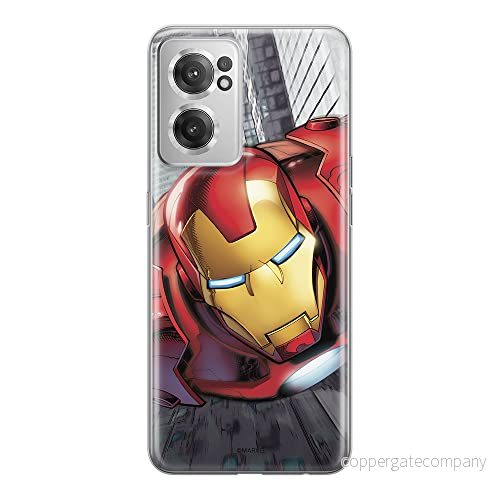 ERT GROUP mobiltelefonfodral för Oneplus NORD CE 2 originalt och officiellt licensierat Marvel mönster Iron Man 008 optimalt anpassad till formen på mobiltelefonen, fodral tillverkad av TPU plast 5905511283452