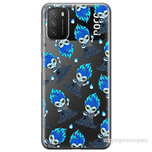 ERT GROUP mobiltelefonfodral för Xiaomi REDMI 9T/ POCO M3 originalt och officiellt licensierat Disney mönster Hades 002 optimalt anpassad till formen på mobiltelefonen, gedeeltelijk transparant 5905131420701