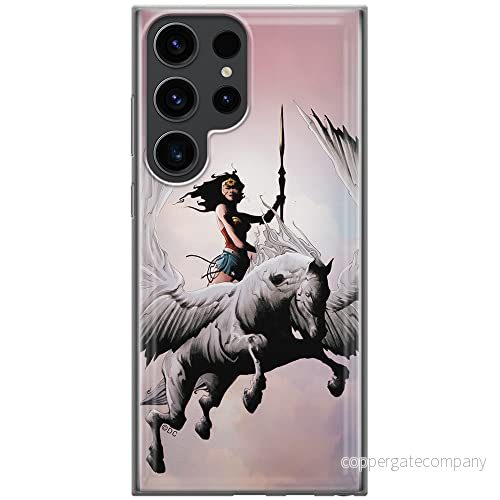 ERT GROUP mobiltelefonfodral för Samsung S23 ULTRA originalt och officiellt licensierat DC mönster Wonder Woman 002 optimalt anpassad till formen på mobiltelefonen, fodral tillverkad av TPU plast 5905511459253