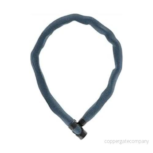 ABUS kedjelås IVERA Chain 7210 Cykellås med mycket flexibel IvyTex syntetfiberbeläggning säkerhetsnivå 8 110 cm Färg: Metal Blue 4003318995552
