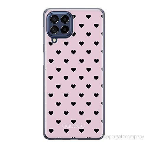 ERT GROUP mobiltelefonfodral för Samsung M53 5G originalt och officiellt licensierat Babaco mönster Hearts 003 optimalt anpassad till formen på mobiltelefonen, fodral tillverkad av TPU plast 5905511382612