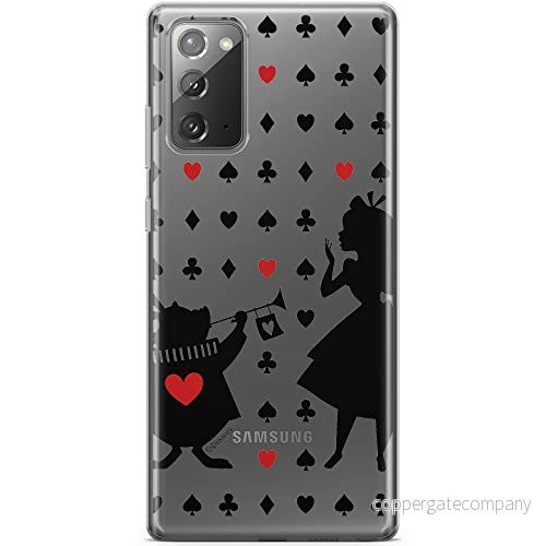 ERT GROUP mobiltelefonfodral för Samsung GALAXY NOTE 20 originalt och officiellt licensierat Disney mönster Alice & Friends 001 anpassad till formen på mobiltelefonen, gedeeltelijk transparant 5903040445525