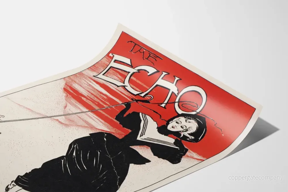 Vintageposter The Echo Chicago 1895 - Retro väggdekoration - Bild 3