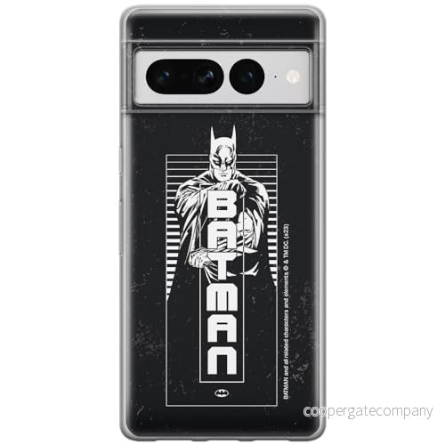 ERT GROUP mobiltelefonfodral för Google PIXEL 7 PRO originalt och officiellt licensierat DC mönster Batman 041 optimalt anpassad till formen på mobiltelefonen, fodral tillverkad av TPU plast 5905795177676