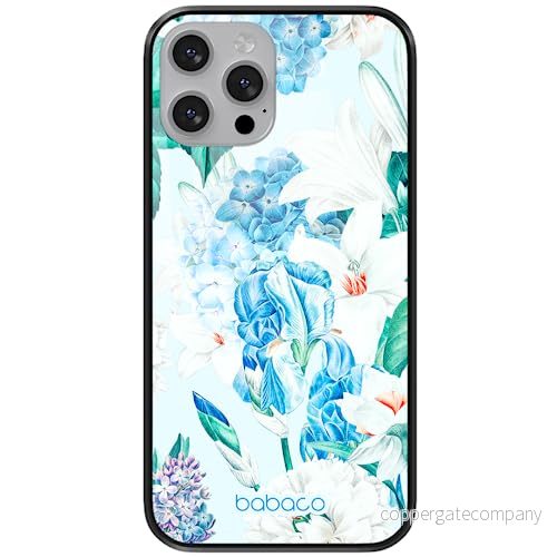 ERT GROUP mobiltelefonfodral för Apple Iphone 13 PRO originalt och officiellt licensierat Babaco mönster Flowers 026 tillverkad av härdat glas, skyddsfodral 5905131259134