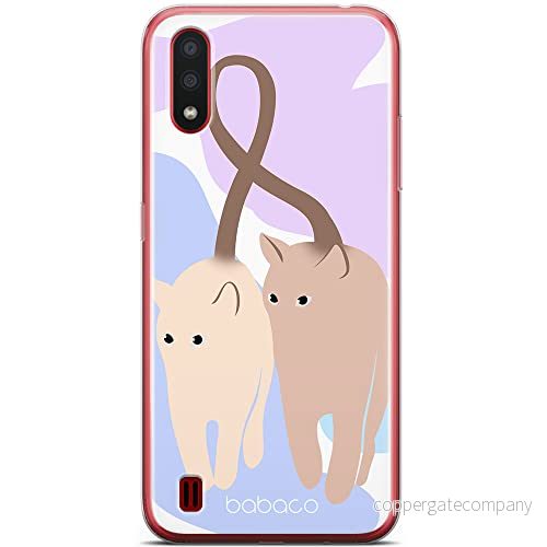 ERT GROUP mobiltelefonfodral för Samsung A01 originalt och officiellt licensierat Babaco mönster Cats 013 optimalt anpassad till formen på mobiltelefonen, fodral tillverkad av TPU plast 5905131107589