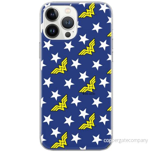ERT GROUP mobiltelefonfodral för Samsung S10 PLUS originalt och officiellt licensierat DC mönster Wonder Woman 007 Vit optimalt anpassad till formen på mobiltelefonen, fodral tillverkad av TPU plast 5902980372359