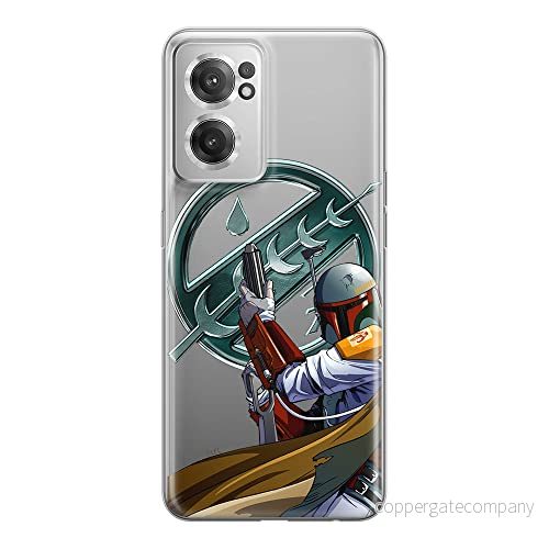 ERT GROUP mobiltelefonfodral för Oneplus NORD CE 2 originalt och officiellt licensierat Star Wars mönster Boba Fett 002 optimalt anpassad till formen på mobiltelefonen, gedeeltelijk transparant 5905511287221