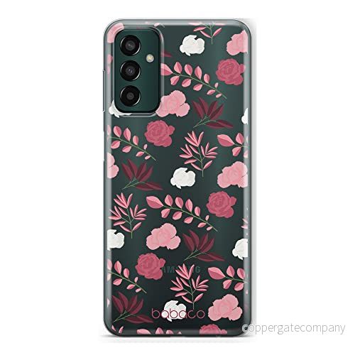 ERT GROUP mobiltelefonfodral för Samsung M13 4G originalt och officiellt licensierat Babaco mönster Flowers 020 optimalt anpassad till formen på mobiltelefonen, gedeeltelijk transparant 5905511331092