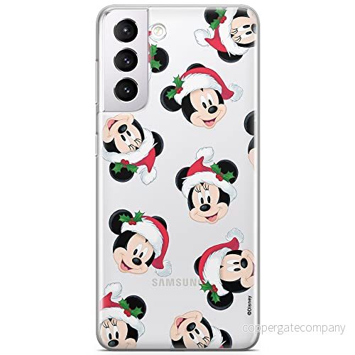 ERT GROUP mobiltelefonfodral för Samsung S21 originalt och officiellt licensierat Disney mönster Mickey & Minnie 016 optimalt anpassad till formen på mobiltelefonen, gedeeltelijk transparant 5903932294392