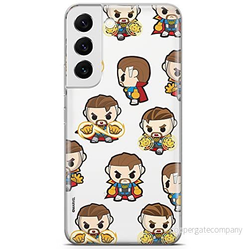 ERT GROUP mobiltelefonfodral för Samsung S22 originalt och officiellt licensierat Marvel mönster Dr Strange 001 optimalt anpassad till formen på mobiltelefonen, gedeeltelijk transparant 5904805309526